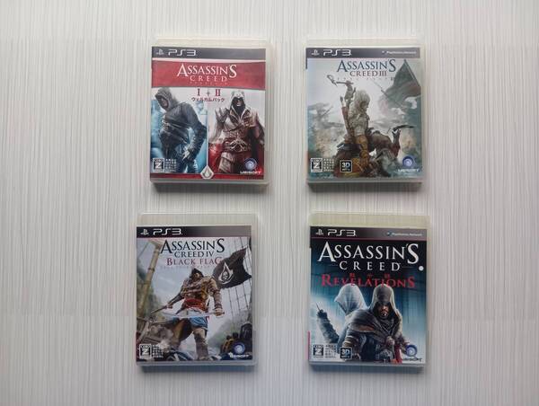ps3 4本セット アサシンクリード Ⅰ+Ⅱ Ⅲ 4 リベレーション