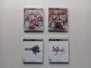 ps3 4本セット 英雄伝説 閃の軌跡 閃の軌跡Ⅱ ファイナルファンタジー13 13-2