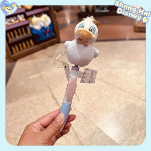 【現地購入☆正規品】ドナルドダック 誕生日 ぬいぐるみボールペン 上海ディズニー
