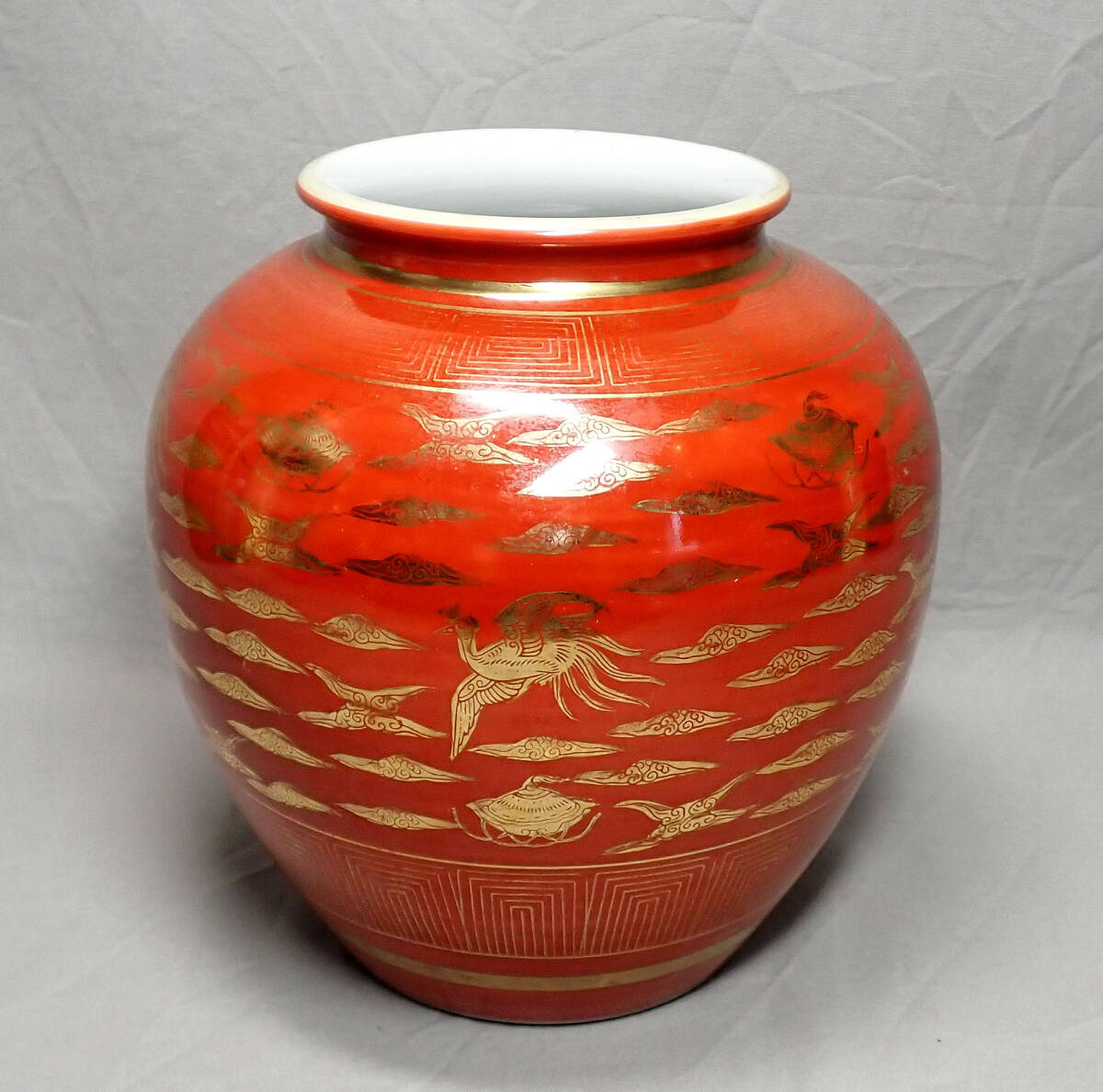 2025年最新】Yahoo!オークション -九谷 赤絵(花器、壷)の中古品