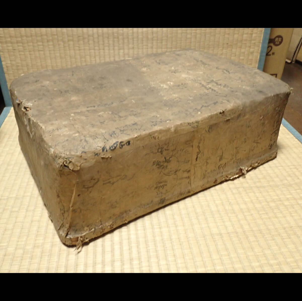 昭和レトロ 美品 行李 ① 普通サイズ クリーニング済み 収納 籠