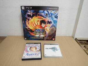 「763/S5B」まとめて3点 PS3 ワンピース海賊無双2 プレイステーション ゲーム ソフト ファイナルファンタジー PS2 冬のソナタ 欠品あり