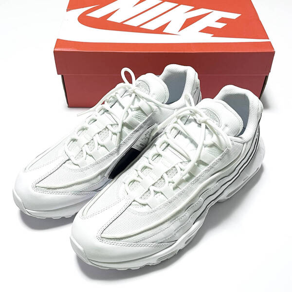 新品29cm☆NIKEエアマックス95エッセンシャルWHITEナイキAIR MAX 95 ESSENTIAL白US11未使用Sneakerエアフォース1エアジョーダン24SS靴