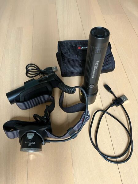 Ledlenser(レッドレンザー) H8R SE ヘッドライト & P7R Core LEDフラッシュライト ハンドライトUSB充電式