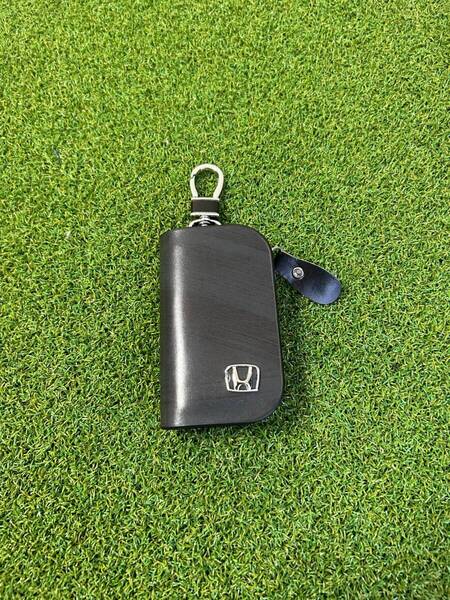 HONDA ホンダ スマートキーケース 贅沢 キーバッグ 本革 黒