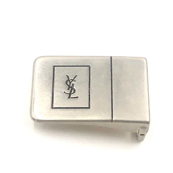Yves saint Laurent イヴサンローラン ベルトバックル YSLロゴ シルバー金具