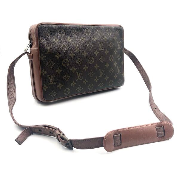 LOUIS VUITTON ルイヴィトン モノグラム サックバンドリエール ショルダーバッグ 斜めがけ クロスボディ PVC×レザー 刻印あり