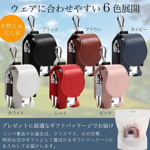 (ブラウン)ゴルフボールケース 機能性 ゴルフ用品 グリーンフォーク