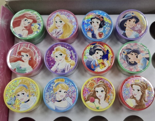 ディズニー プリンセス スタンプ ×12個 セット アリエル/ラプンツェル/白雪姫/シンデレラ/ベル/ジャスミン Disney 子ども プレゼント