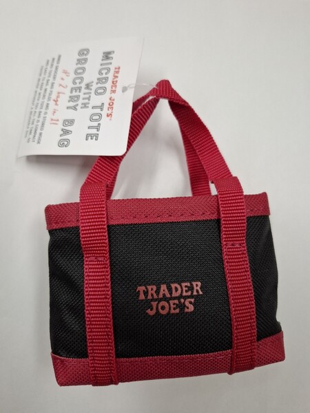 エコバッグ TRADER JOE'S トレーダー ジョーズ マイクロミニトート タグ付き