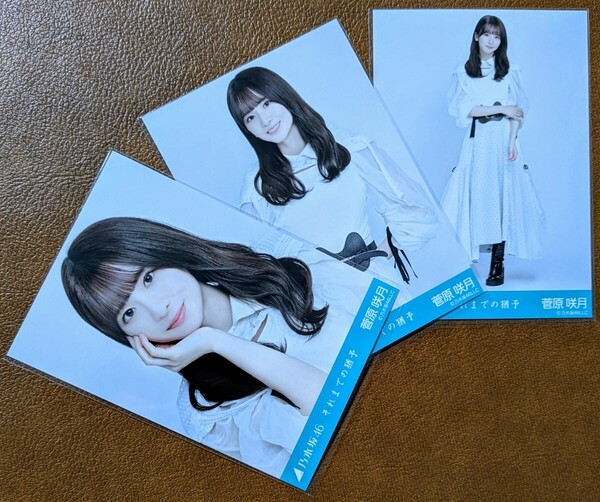 乃木坂46 菅原咲月 それまでの猶予 Web限定 生写真 3種 ヨリ チュウ ヒキ コンプ
