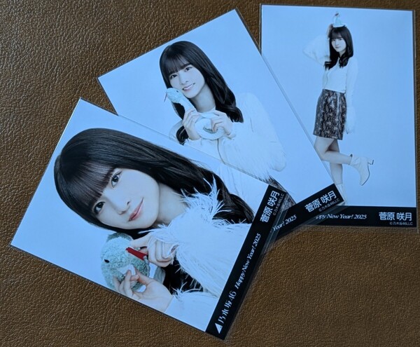 乃木坂46 菅原咲月 干支 巳 Web限定 生写真 3種 Happy New Year! 2025 コンプ