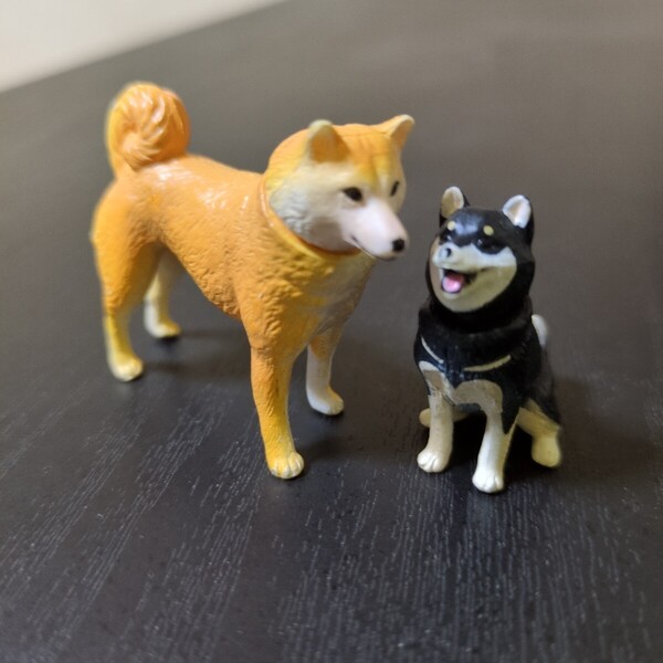 ★廃盤アニア ペットシリーズ 柴犬 and 豆柴 フィギュア 希少 タカラトミー ★