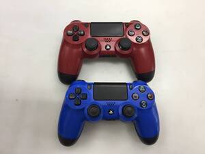 SONYソニー プレステ4 PS4 ワイヤレスコントローラー CUH-ZCT2J 2個 動作未確認 ジャンク7854
