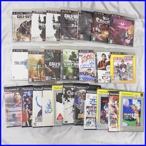 ★PS2&PS3 ゲームソフト 25本セット/CoD/龍が如く/戦国無双/ウイイレ/ファイナルファンタジー/みんゴル/FIFA 他/まとめ&1808900754
