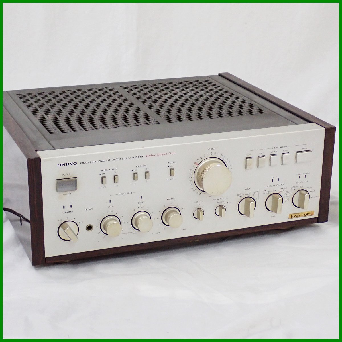 オンキョー ONKYO A-820GTR プリメインアンプ オーディオ機器 Yahoo!オークション -「onkyo a-820」(一般) (アンプ)の落札相場