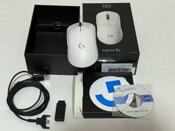 Logicool (ロジクール) PRO X SUPERLIGHT Wireless Gaming Mouse ワイヤレスゲーミングマウス G-PPD-003WL-WH ホワイト