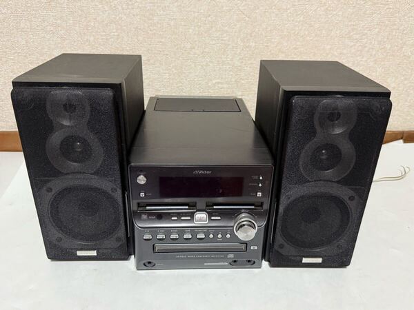 Victor UX-W500 MD CD カセット コンポ