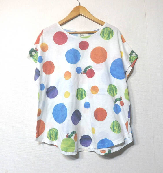 【送料無料】グラニフTシャツ/レディース Fサイズ カットソー エリックカール はらぺこあおむし Design Tshirts Store graniph