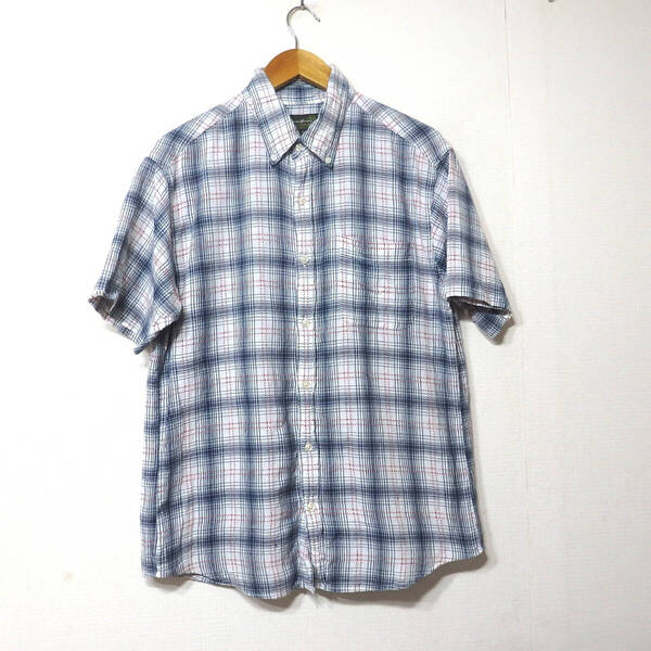 【送料無料】エディーバウアー半袖シャツ/Mサイズ チェック柄 Eddie Bauer