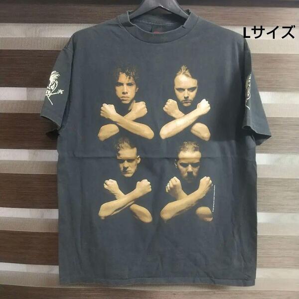 Lサイズ メタリカ ビンテージ 半袖Tシャツ 貴重 ピグメント バンド メタル ロック METALLICA