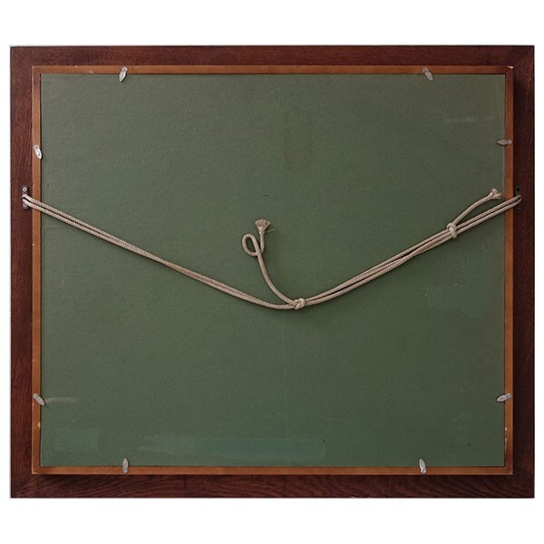 油彩画 黒沢久 「ブルージュ」 F10号 額付き 真筆 手描き 風景画