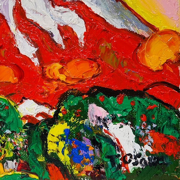 油絵真筆額入り．赤富士 油絵真筆額入り．赤富士 imgrc0079633098.jpg