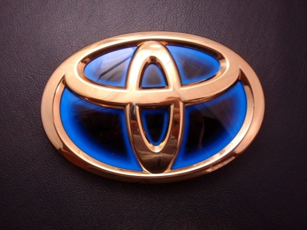 7トレジャー 【 トヨタ ZVW30系 プリウス TOYOTA ZVW30系 PRIUS 】 プレミアム ゴールド リア トヨタマーク