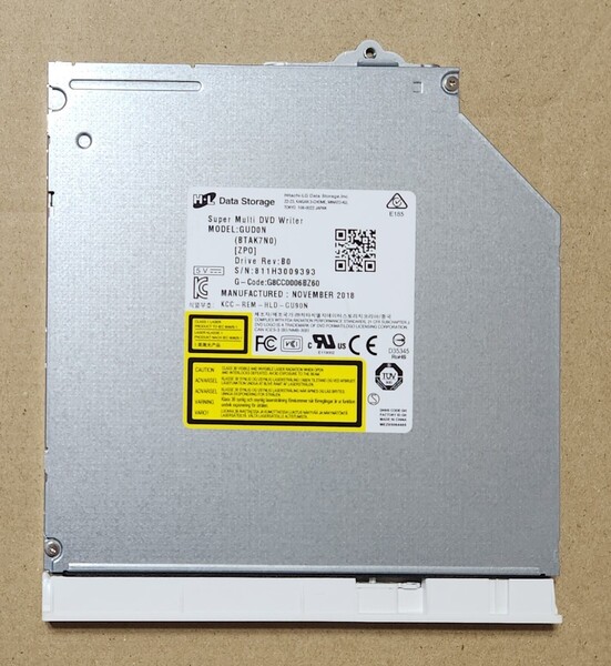 日立LG DVDスーパーマルチ GUD0N 内蔵型