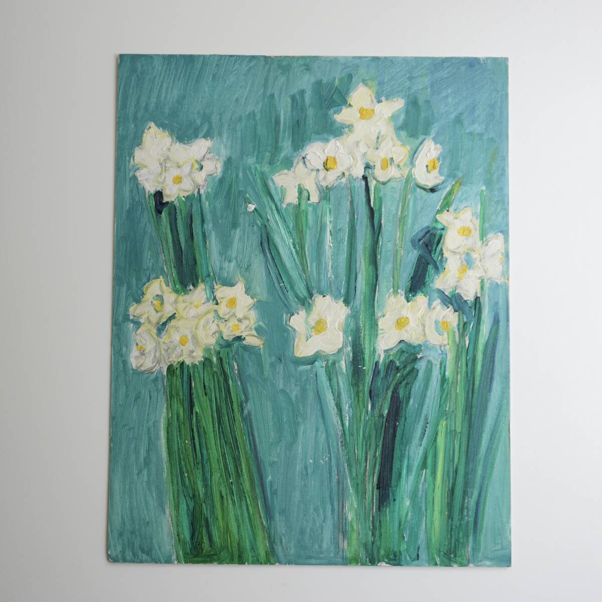 油彩 額装 油絵 油画 風景画 絵画 K.MORIOKA 在銘 - メルカリ