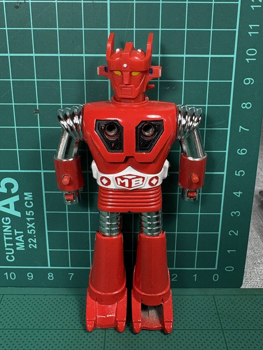 当時物】 ソフビ ポピー マッハバロン レトロ スーパーロボット