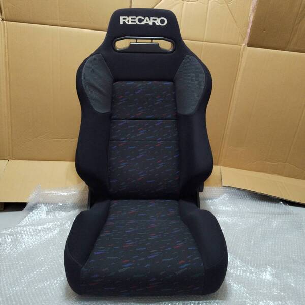 送料無料 正規品 レカロ SR-VF 張り替え済 ル・マン仕様 破れなし スレあり 両側ダイアル ネジ穴一カ所ボルト折れあり 洗濯済 中古品 1脚