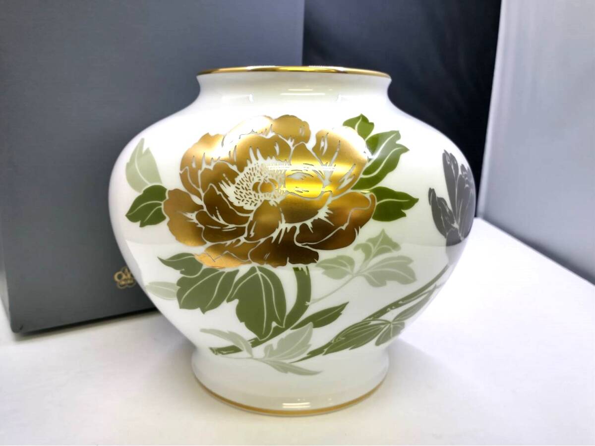 大倉陶園 ぼたん 牡丹 花瓶 Yahoo!オークション -「牡丹」(大倉陶園) (ブランド別)の落札