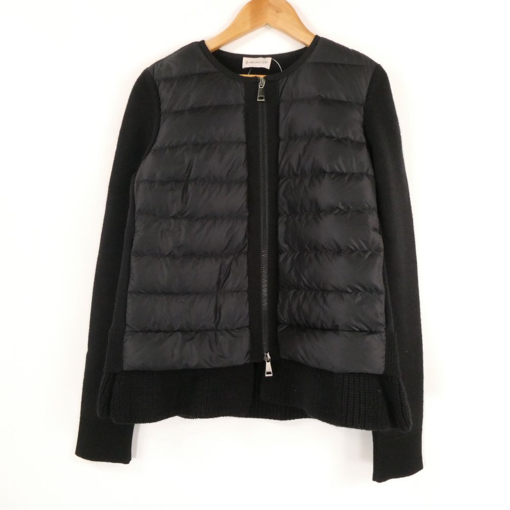 美品 MONCLER モンクレール ニットダウンジャケット ブラック 異素材 2025年最新】モンクレール(Moncler) ニットダウンの魅力的な商品