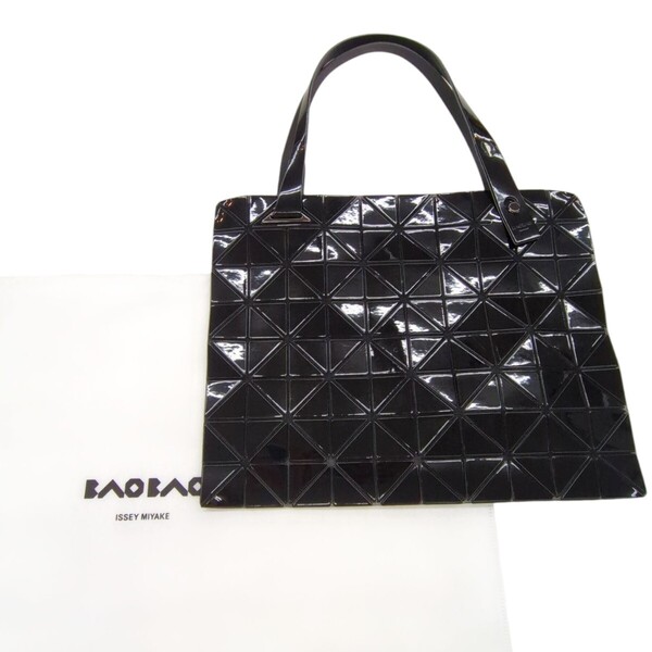 BAOBAO ISSEY MIYAKEバオバオイッセイミヤケ BB31-AG421-15 CARTON カルトン トートバッグ 8×10 ブラック 小キズあり