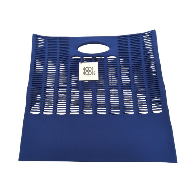 未使用品 GOOD GOODS ISSEY MIYAKE グッドグッズイッセイミヤケ GG23-AG313-74 MOKKO S.C モッコ トートバッグ ニットバッグ ブルー