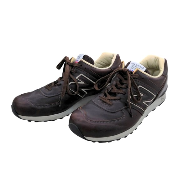 New Balance ニューバランス M576CBB スニーカー US10 D UK9.5 28cm ブラウン レザー 英国製 イングランド製