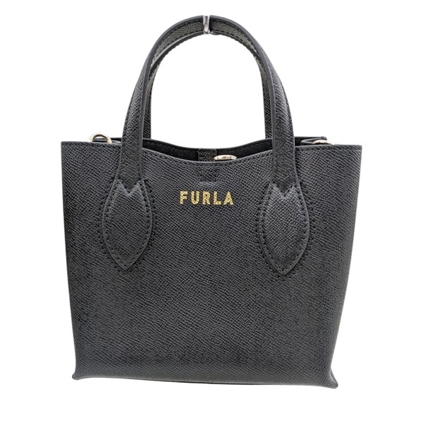 FURLA フルラ ERA MINI ミニショルダーバッグ トート ハンドバッグ ブラック