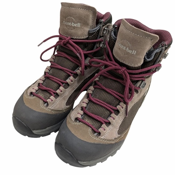 美品 mont bell モンベル 442045107 トレッキングシューズ ブーツ アウトドア 登山靴 サイズ 23.5