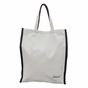 BRIEFING ブリーフィング SQUARE TOTE M スクエア トートバッグ ホワイトグレー
