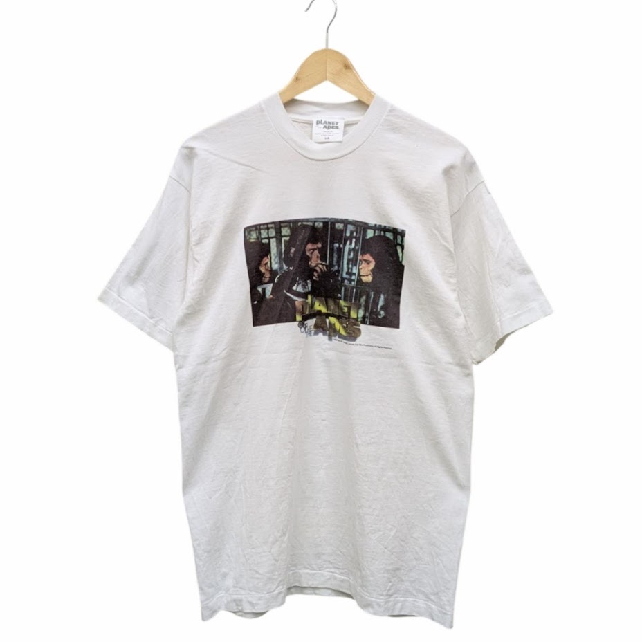 90s STANLEY DESANTIS \"猿の惑星\" 映画 ムービーTee 90s STANLEY DESANTIS 猿の惑星 映画 ムービーTee
