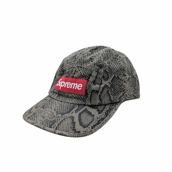 未使用品 24SS SUPREME Supreme シュプリーム Washed Chino Twill Camp Cap Snake ウォッシュド チノ ツイル キャンプ キャップ スネーク