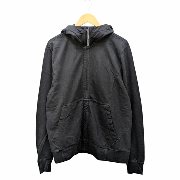 C.P. COMPANY Cotton Goggle Zip-Up Hoodie 02CMSS086A シーピーカンパニー ゴーグル ジップパーカー ブラックサイズ XL