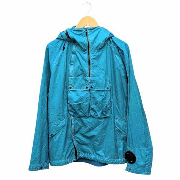 c.p company Nyfoil シーピーカンパニー ナイロンゴーグルジャケット アノラック プルオーバー 04CMOW009A ブルー系 サイズ 50