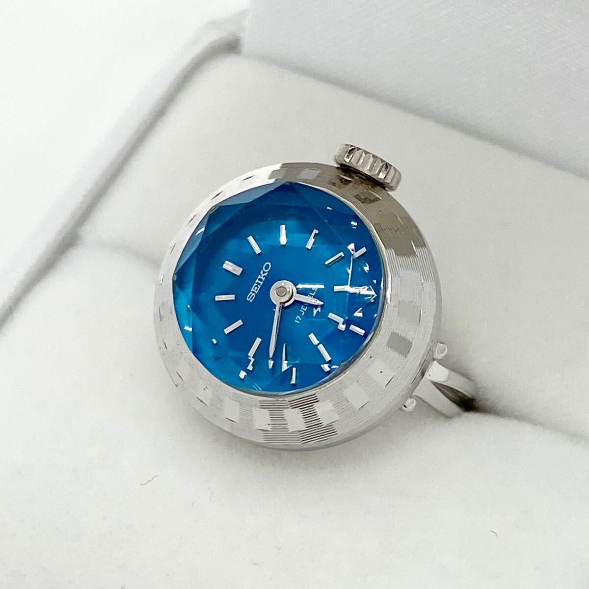 楽天市場】SEIKO【セイコー】10-06303 リングウォッチ 手巻き 紫