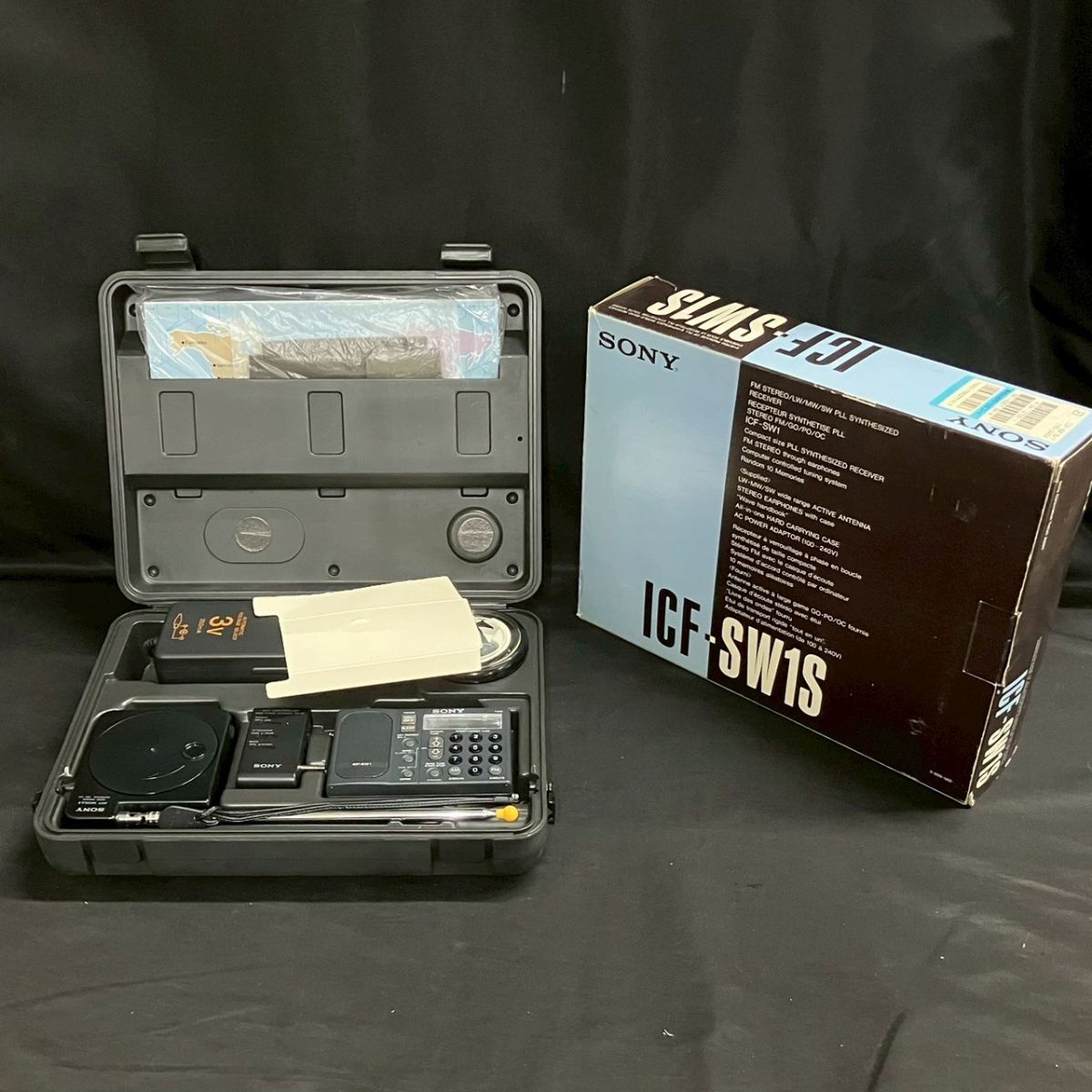 現状品 SONY ICF-SW1 PLLシンセサイザーレシーバー Amazon.co.jp: SONY ソニー ICF-SW1S FMステレオ/LW/MW/SW PLL