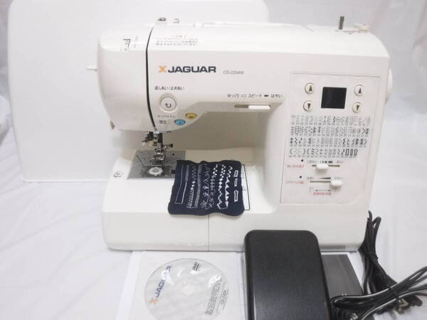 整備済 動作保証 ジャガーコンピューターミシン CD-2204W