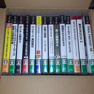 【動作確認済】B10 PS3 ゲームソフトまとめ売り14本 ペルソナ4 ガンダム無双3 ドラクエヒーローズ バトルフィールド メタルギアソリッド