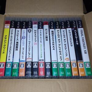 【動作確認済】B18 PS3 ゲームソフトまとめ売り14本 テイルズ オブ ゼスティリア グレイセスエフ アサシンクリード ガンダム無双 VANQUISH