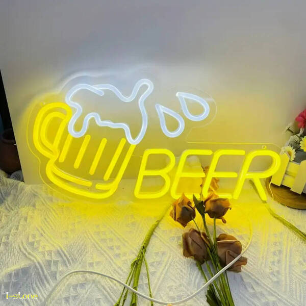 ネオンサイン 爽快!! のどごしビール看板 店舗装飾 お洒落 インテリア 存在感抜群 レストラン BAR ディスプレイアート 雑貨 雰囲気照明